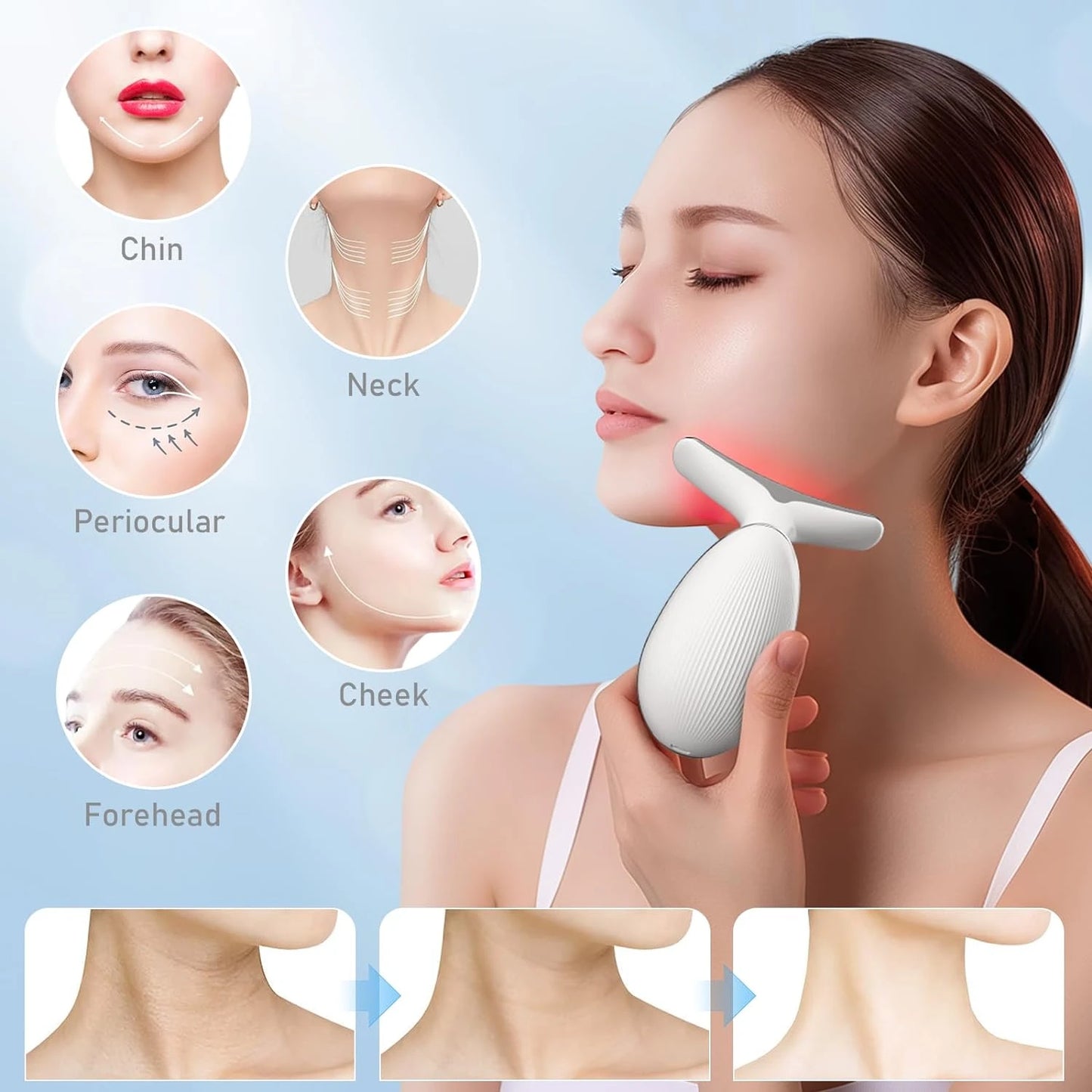 Skin Care Face and Neck Lifting Device for Wrinkle Removal: Improve Your Skin's Appearance with This Innovative Tool