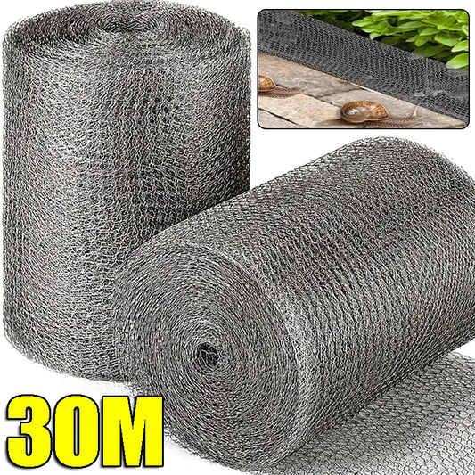 3/30M Anti-mouse Stainles Steel Mesh Repeller snail Squirrel Outdoor AnimalSignal Shielding Hole Fill Pest Protection Netting