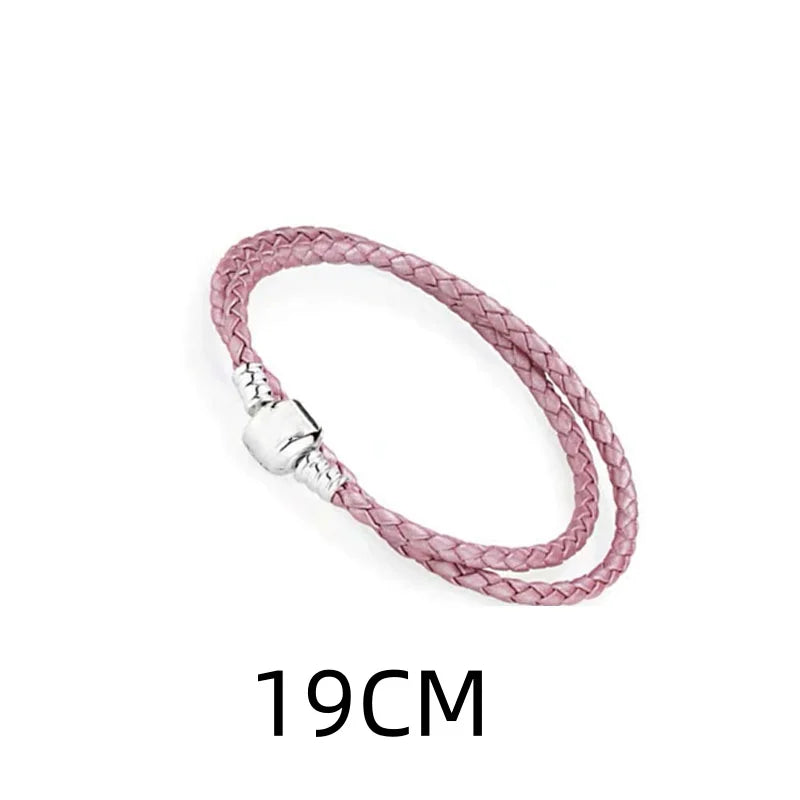 2024 925 Silver Plated Valentine's Day gift for lovers Pendant Charms it Original Bracelet For Women DIY Fashion Jewelry Making