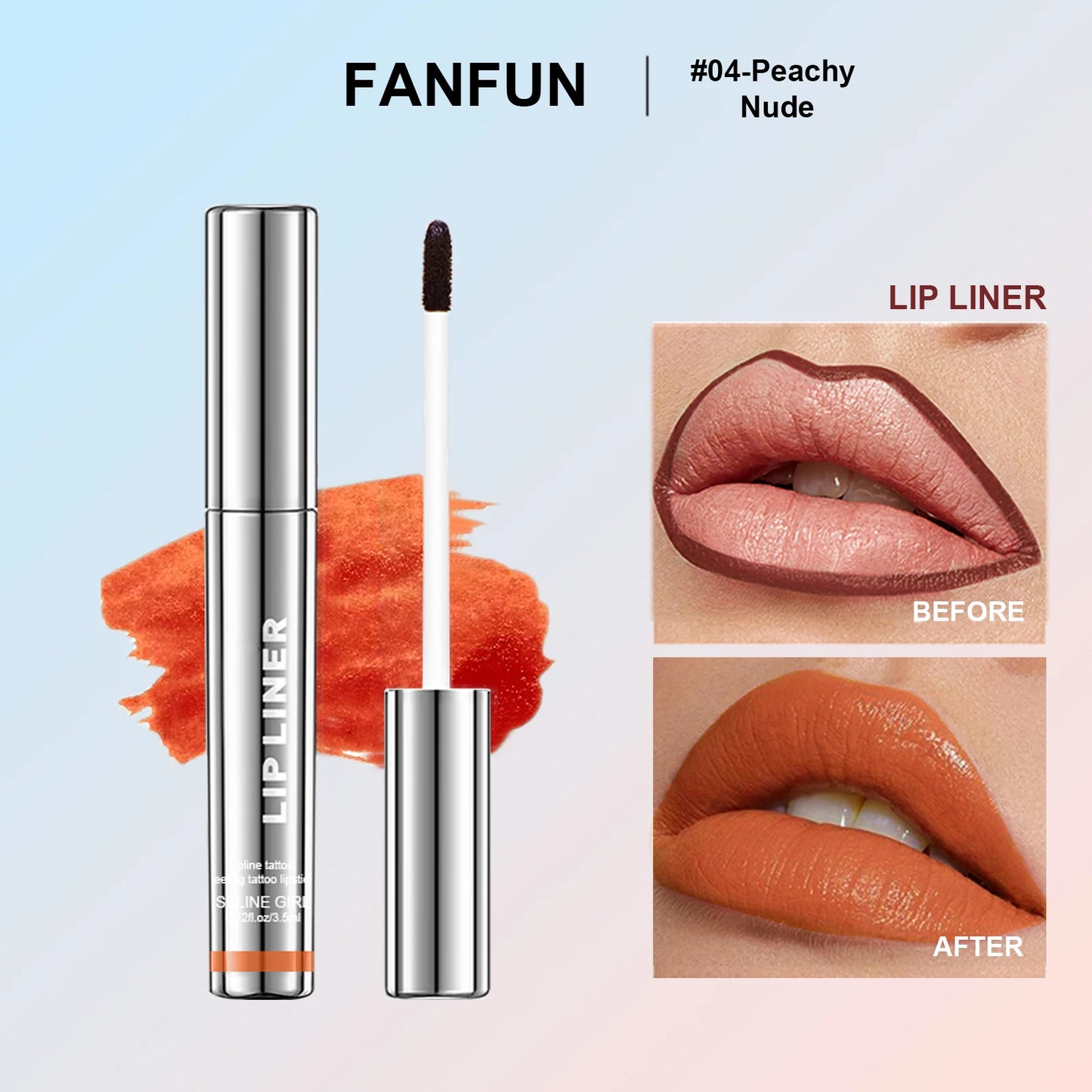 Waterproof Lip Liner Peel Off Tattoo Lipgloss Waterproof Long Lasting Matte Lip Tint Brown Contour Tear-off Lips Stain Cosmetic
