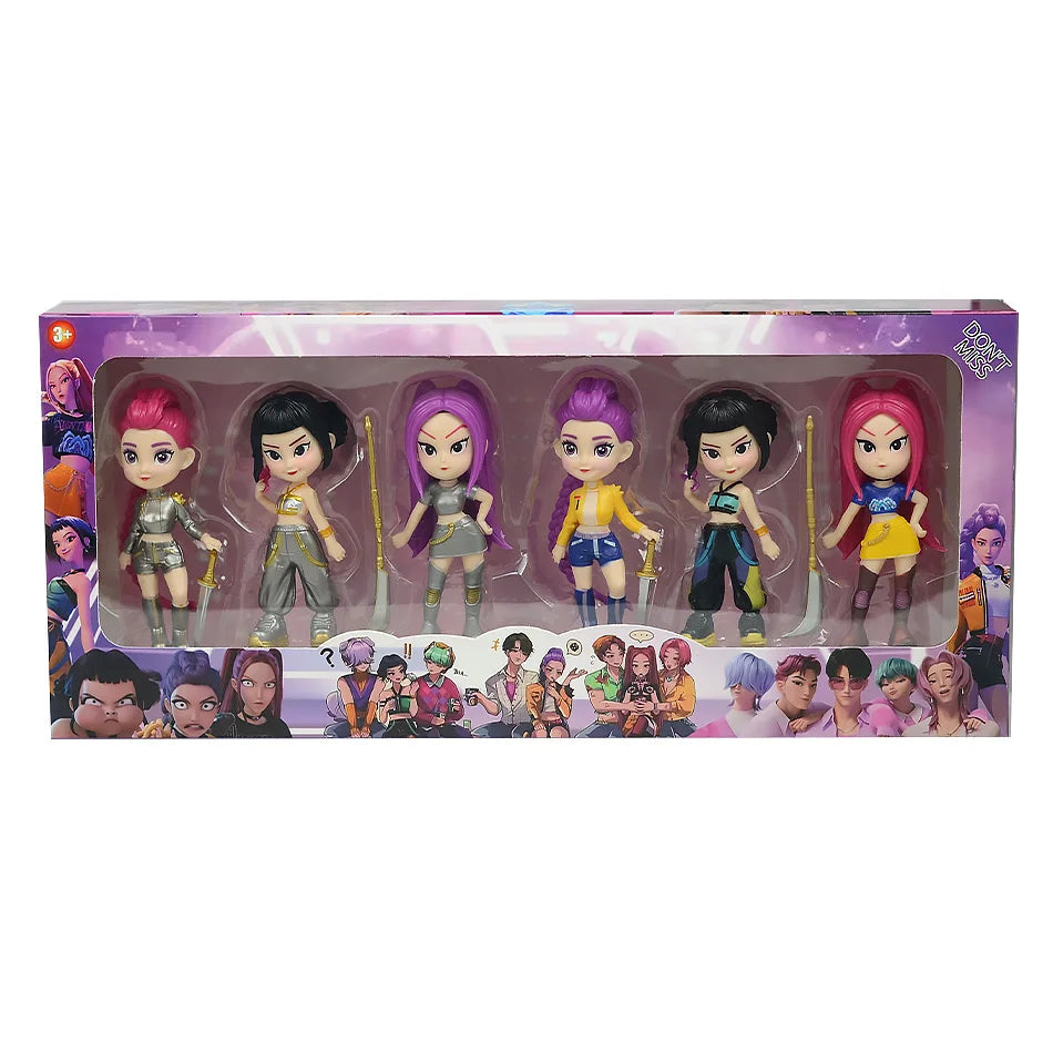 2026NEW Kpop Devil Hunter Rumi Zoe Mira anime colección de personajes de cloruro de polivinílico baratijas de escritorio regalo