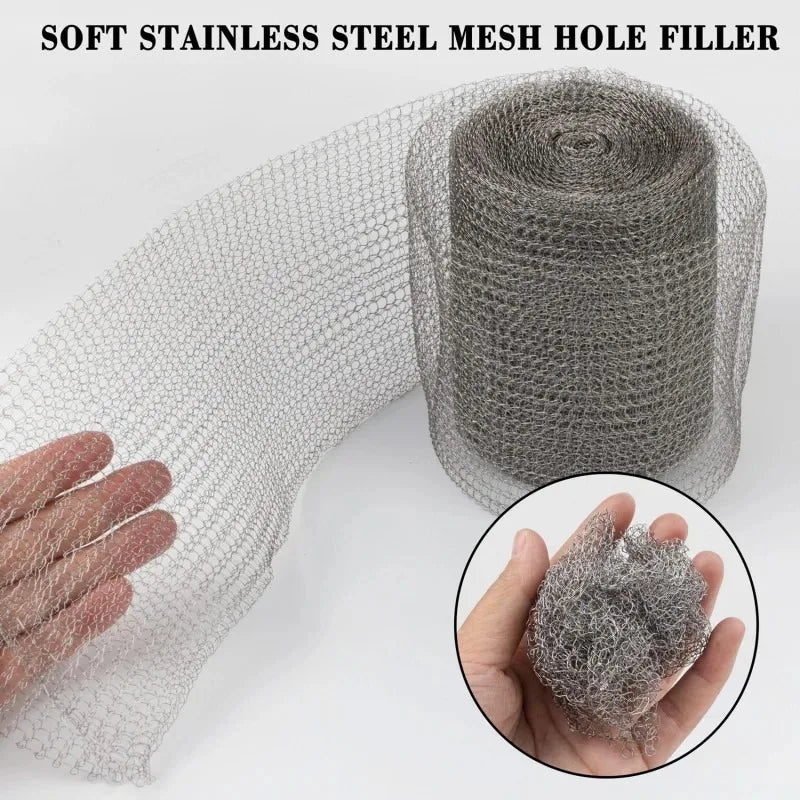 3/30M Anti-mouse Stainles Steel Mesh Repeller snail Squirrel Outdoor AnimalSignal Shielding Hole Fill Pest Protection Netting