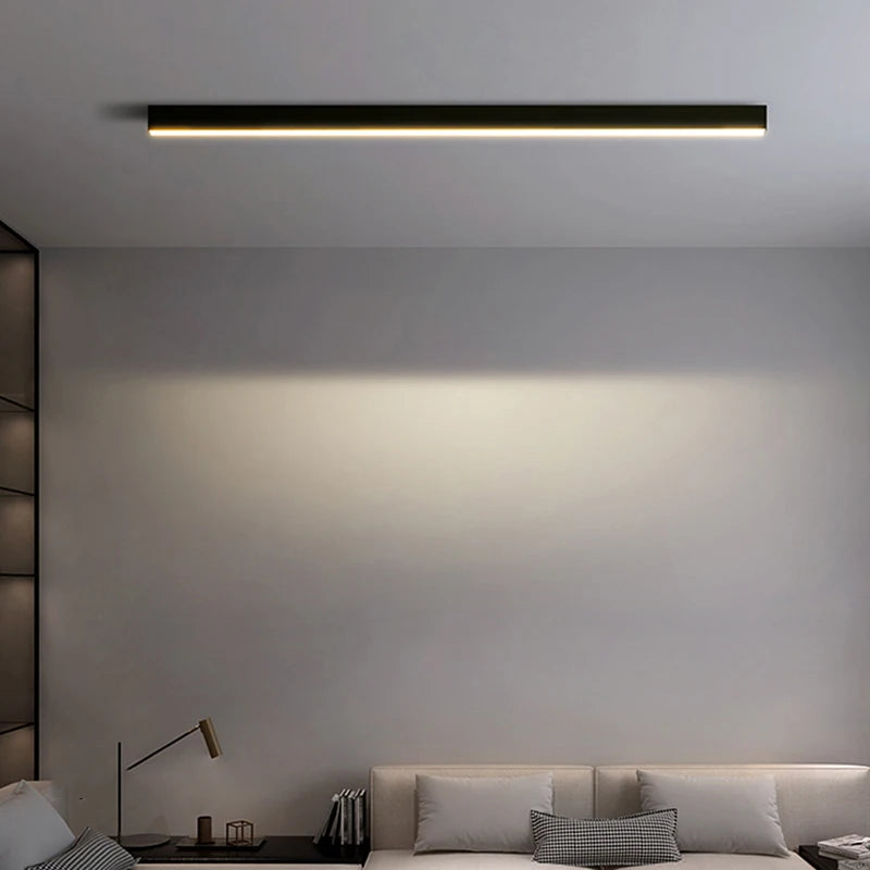 Modern Strip LED Ceiling Lights Living Room Kitchen Office Intelligent Lighting Corridor Porch Indoor Home Lighting