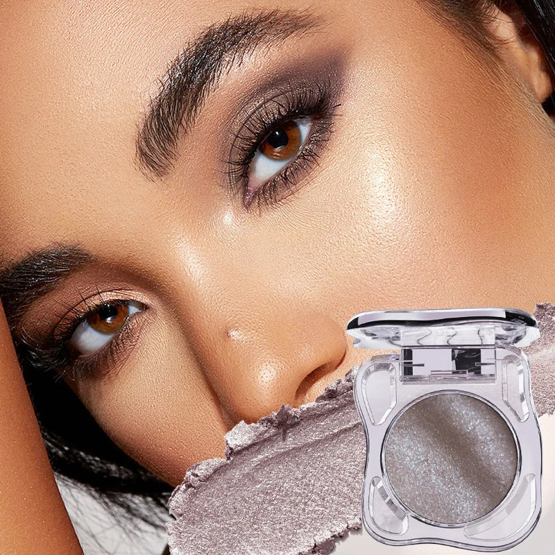 Monochrome Eye Shadow Palette - Sparkly Eye Glitter Makeup, Matte & Shimmer, Long-Lasting, Waterproof, Smudge-Free, High-Pigment