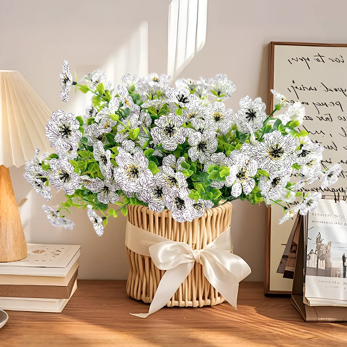 2pcs Artificial Flowers Daisy 2025 New DIY Fake Silk Floral Table Arrange Wedding Bouquet Home Decor Christmas Decoration Gifts