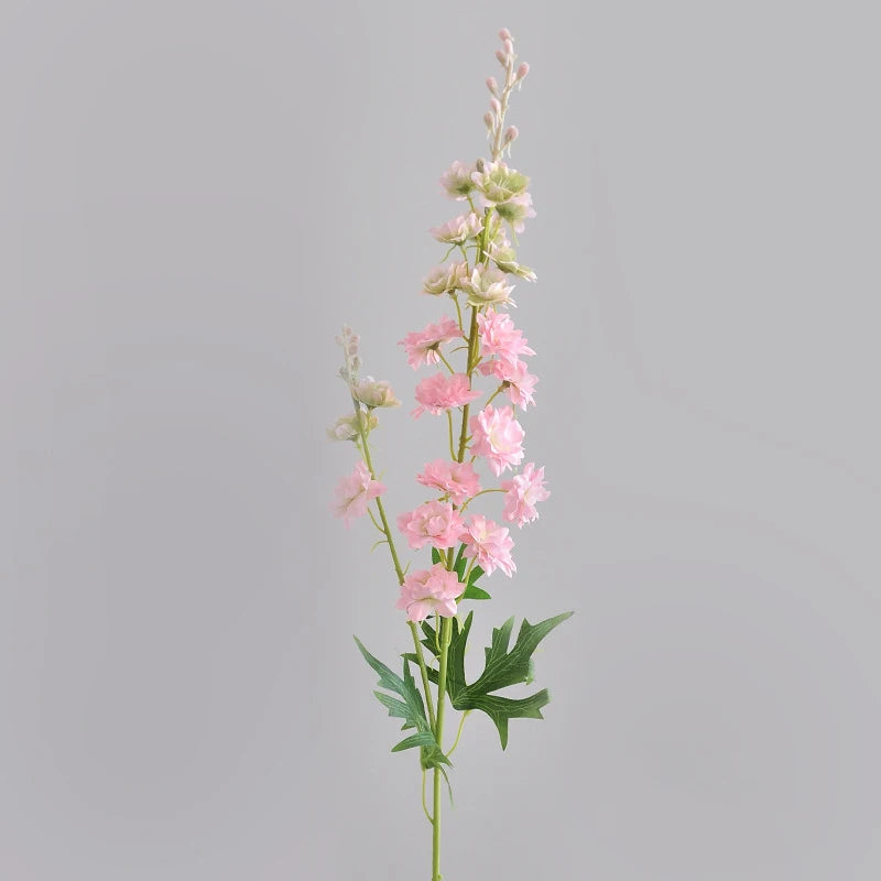 YeeNanee 32" Long Delphinium Artificial Flowers White Larkspur Silk Flowers Bulk for Tall Vase Wedding Arrangements Home Decor