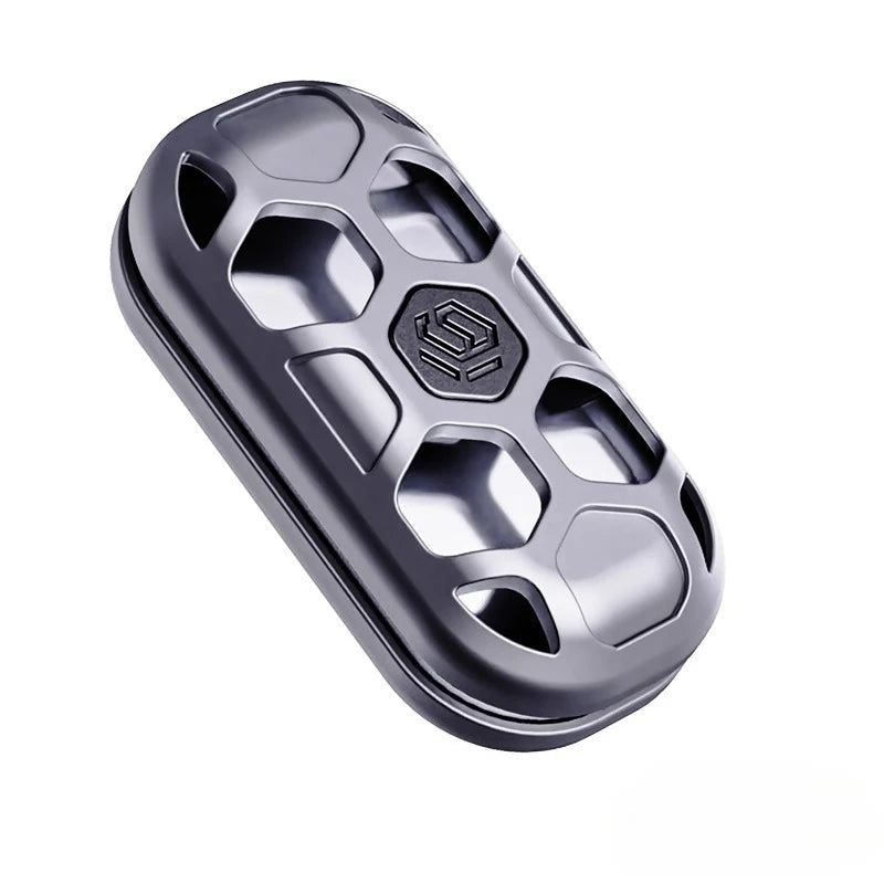 YIJOO EDC Hollow Metal Mechanical Egg 2.0 Dense Segment Fingertip Card Pushing Decompression Toy