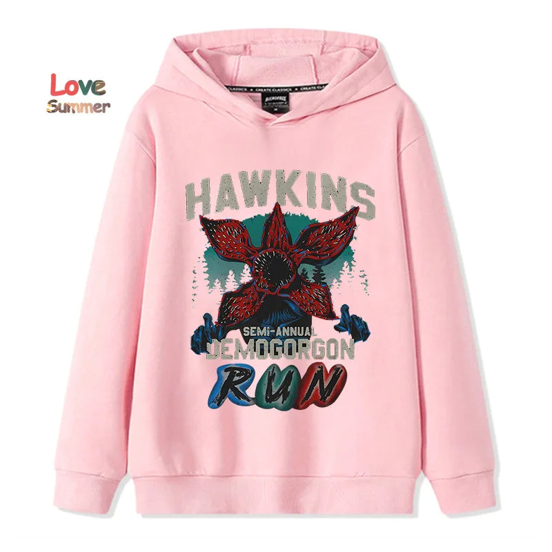 2026 Hellfire Club Monster Fashion Hoodie Stranger - Matching Family & Couples Trendy Printed Sweatshirt