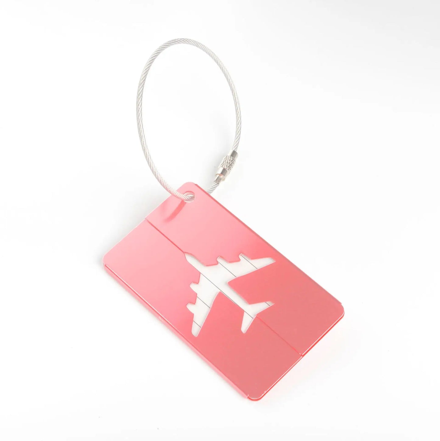 Premium Aluminum Travel Luggage Tag Durable Luggage Identification with Business Card Holder Fashion Tag Travel Accessories