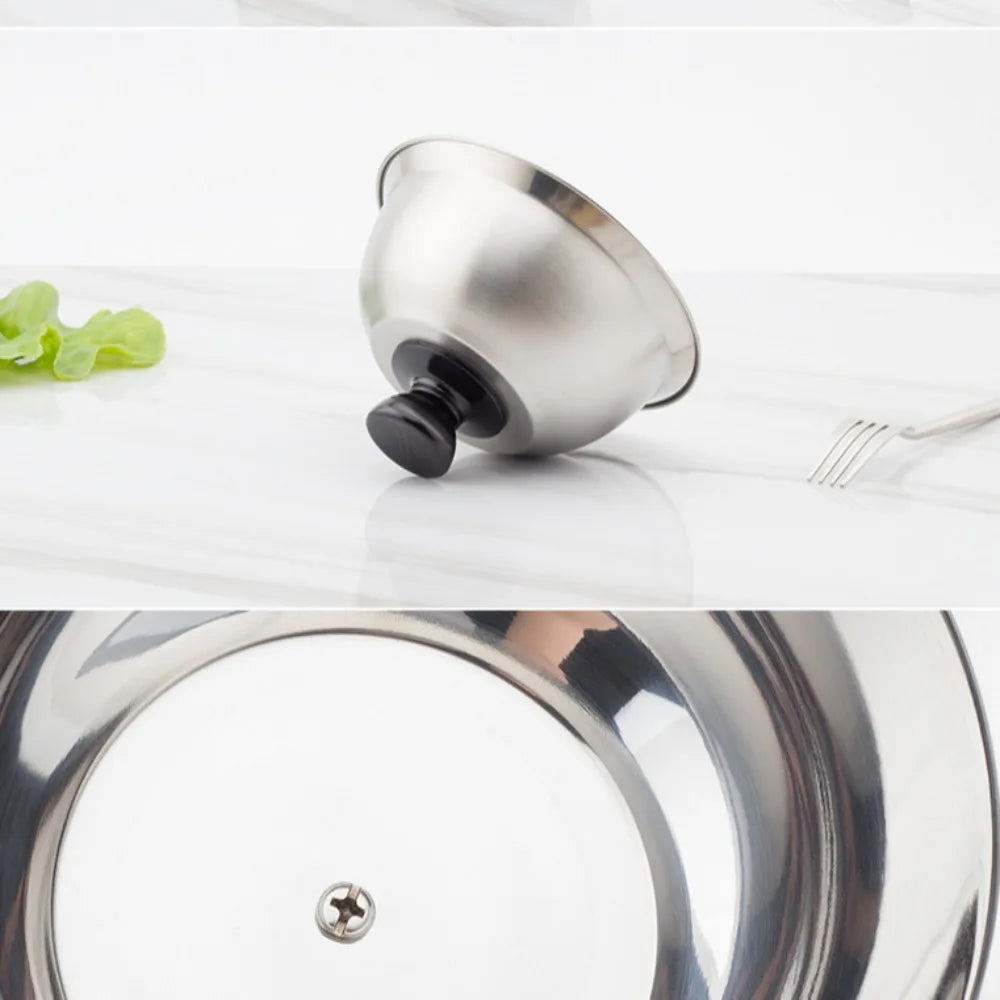 Stainless Steel Cheese Melting Dome Lids For Burgers Sandwiches Steak Round Griddle Covers Smash Burger Cooking Accessories