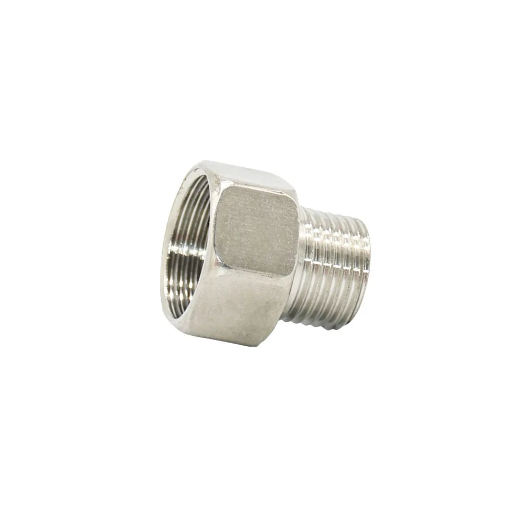 Metal Female 3/4 to 1/2 Male Thread Connector Reducing Coupler Joint Faucet Fittings Repair Quick Connector
