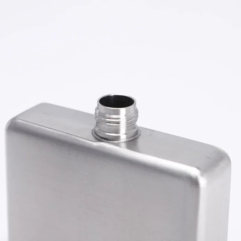 9 oz Portable Wine Hip Flask Stainless Steel Wine Pot Camping Square Flagons Whisky Bottle