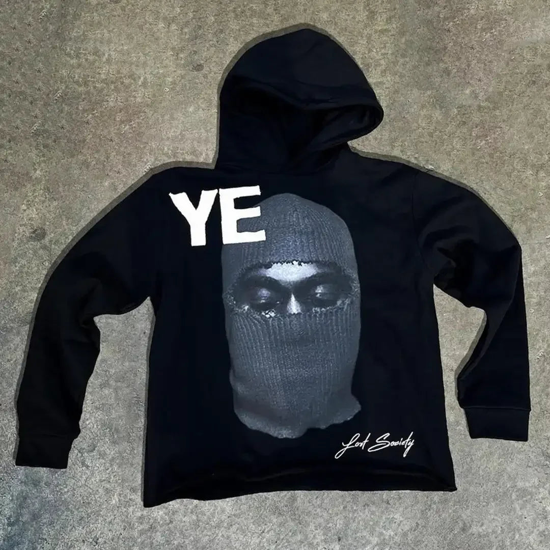 Autumn\winter Silvery Wing Pattern New Pure Cotton Sweatshirts Simple Light Gray Versatile Daily Oversizeds Hooded Jackets