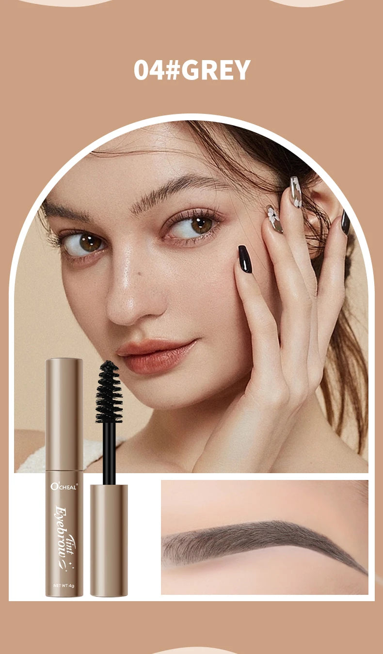 4Color Waterproof Eyebrow Gel Long Lasting Sweatproof No Smudging Natural Eyebrow Cream Makeup For Perfect Brows Cosmetics