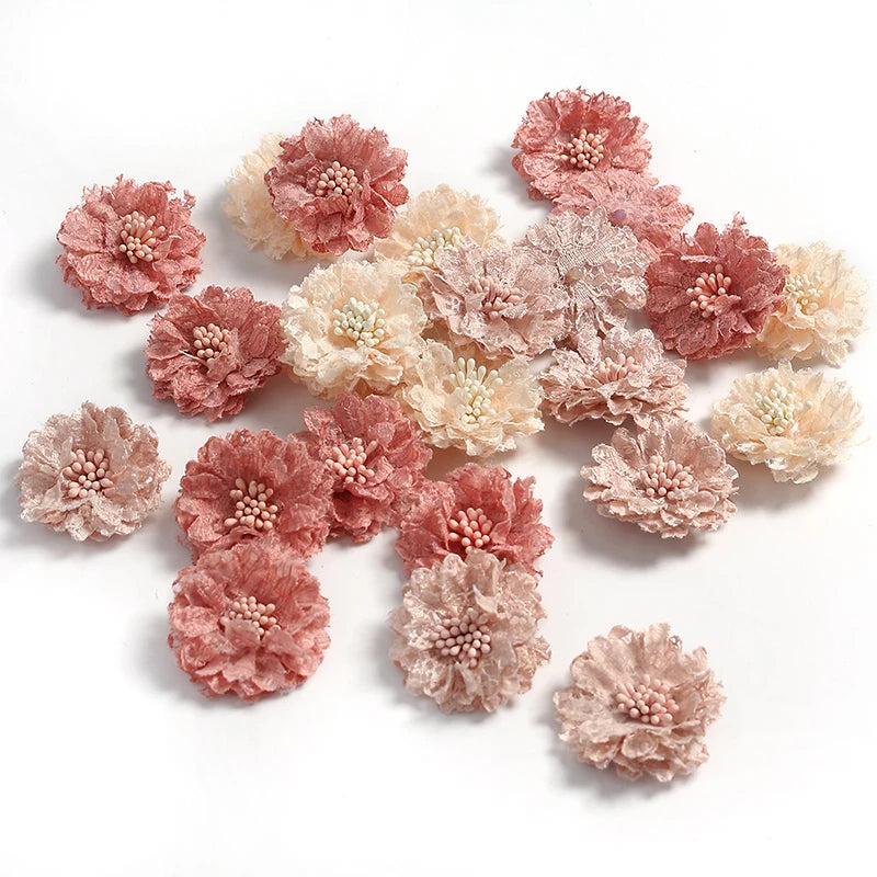 Artificial Flowers Fake Flowers for Home Decor Wedding Marriage Decoration Supplies DIY Craft Wreath Scrapbook Accessories