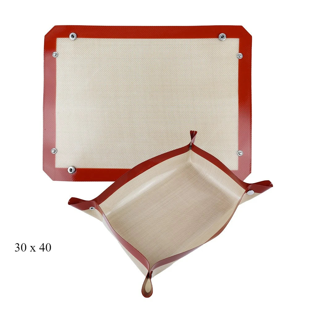 Silicone Baking Mats Cookie Sheet& Reusable Oven Baking Sheet for Making Macaroons,Cookies Non-Stick Mats for Baking,Easy Clean