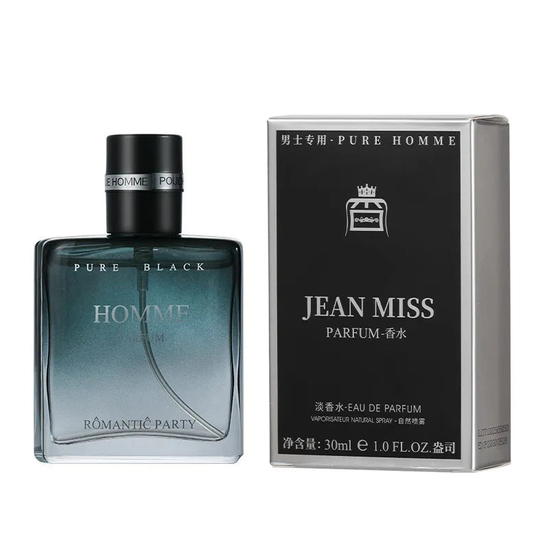 Pure Homme Blue Parfum Romantic Party 30ML Pure Black  Sunshine Confident Men's Long-lasting Delicate Cologne Perfume