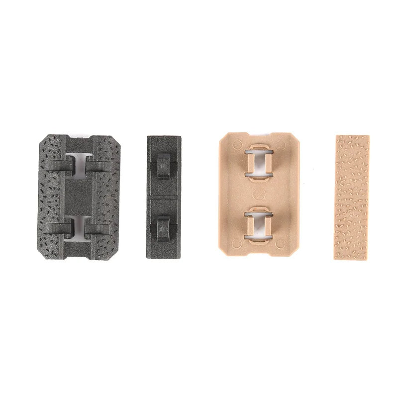 12PCS Tactical Nylon M-LOK Rail Type 2 Covers Non-Slip Hand Guard for Airsoft Toy Gun Accessories BCM AR AR15 M4