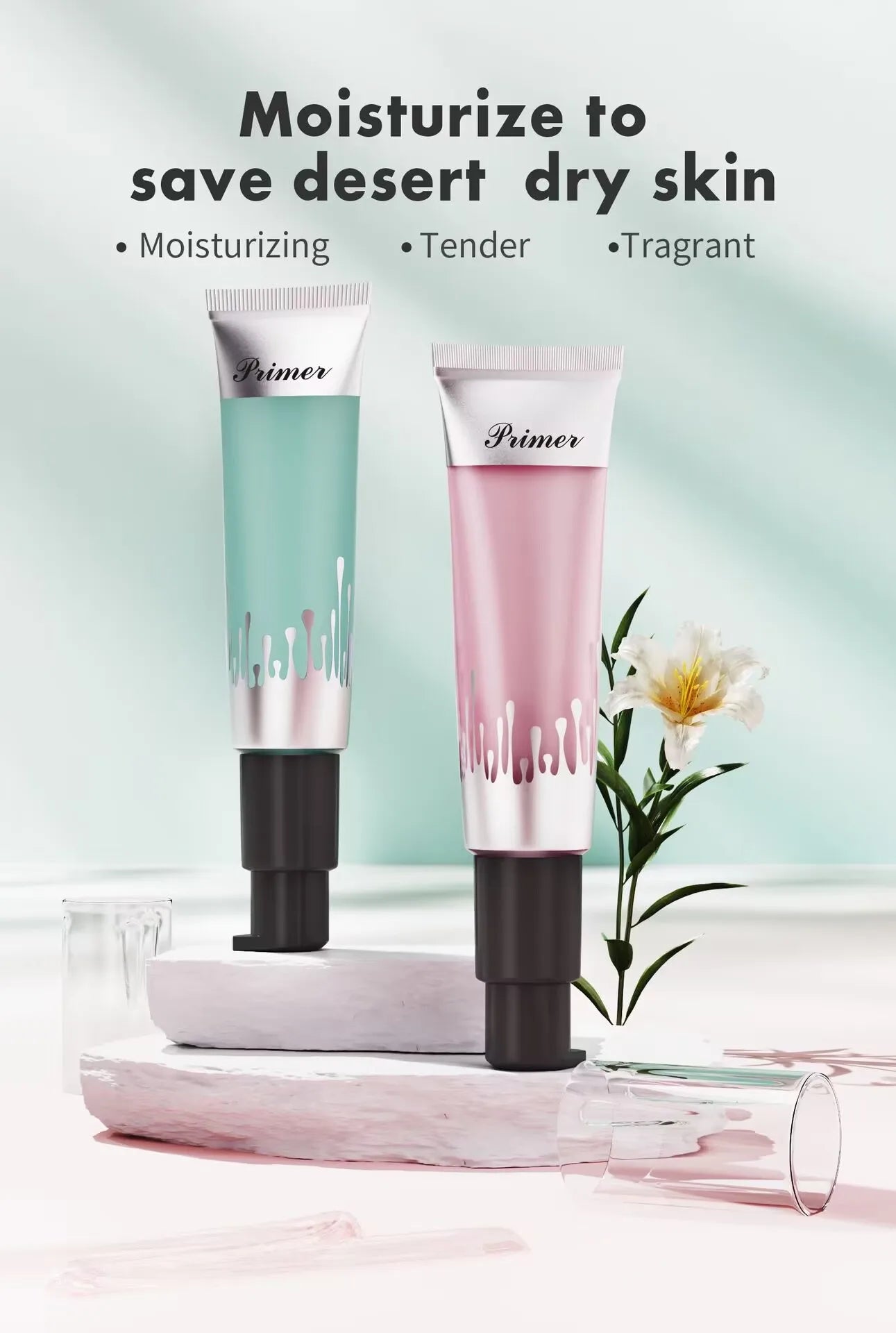 24ml Power Grip Primer Gel Based Hydrating Face Primer For Smoothing Skin Gripping Makeup Invisible Pore Colorless Primes