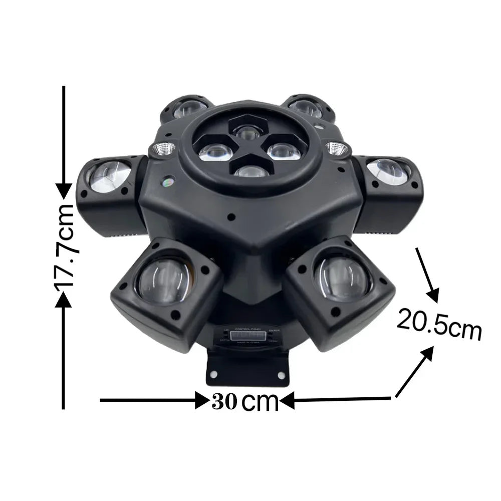 150W Moving Head Beam Light RG Laser Stage Light Strobe DMX Controller DJ Disco Light RGB Rotating Party Christmas lights Bar