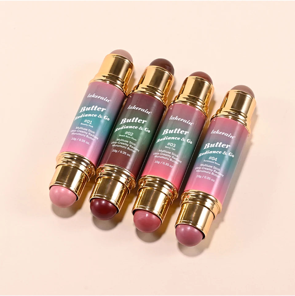 Physicians Butter Glow And Go Multiuse Stick Double Headed Bronzer Blush For Cheeks Eyes Lips Long Lasting Matte Glow Makeup