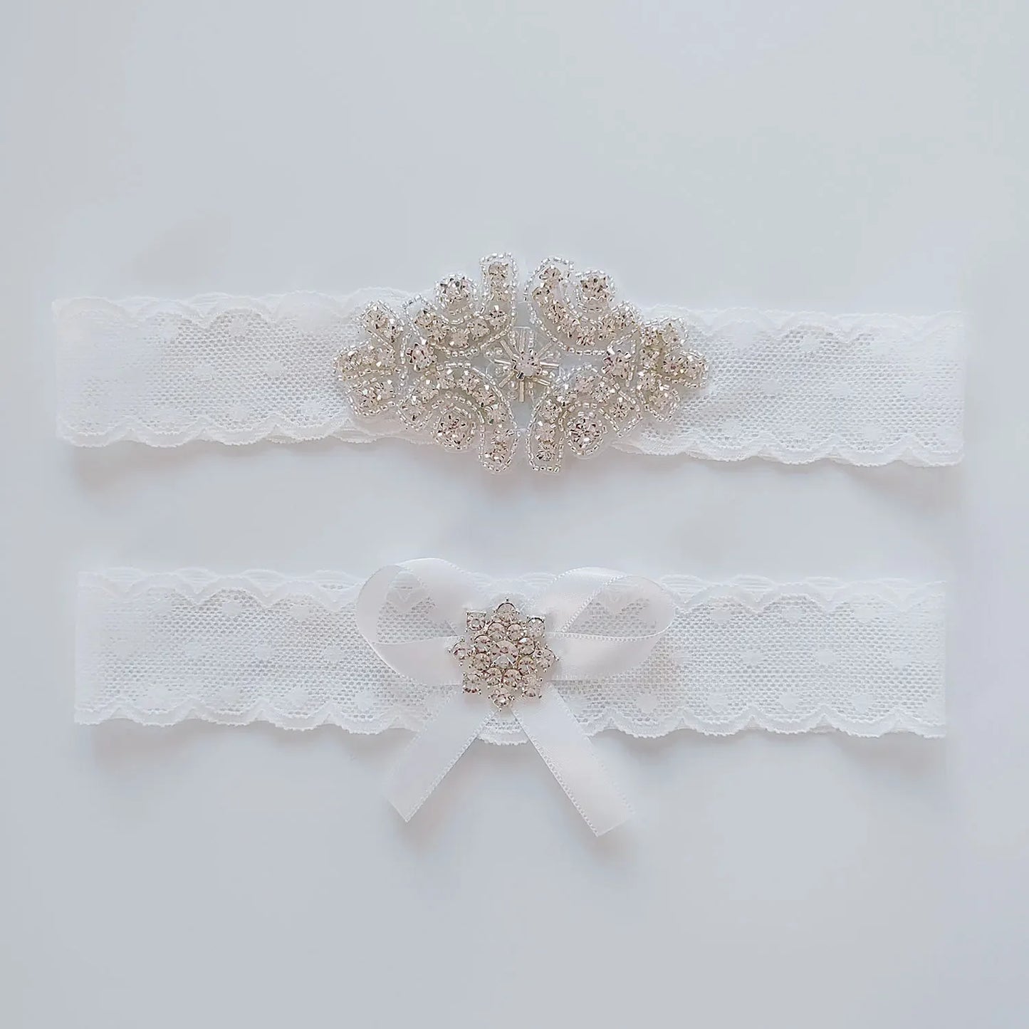 New Wedding Garter Rhinestone  White Sexy Garters Thigh Ring Bridal Leg Garte Gift For Women Female Bride