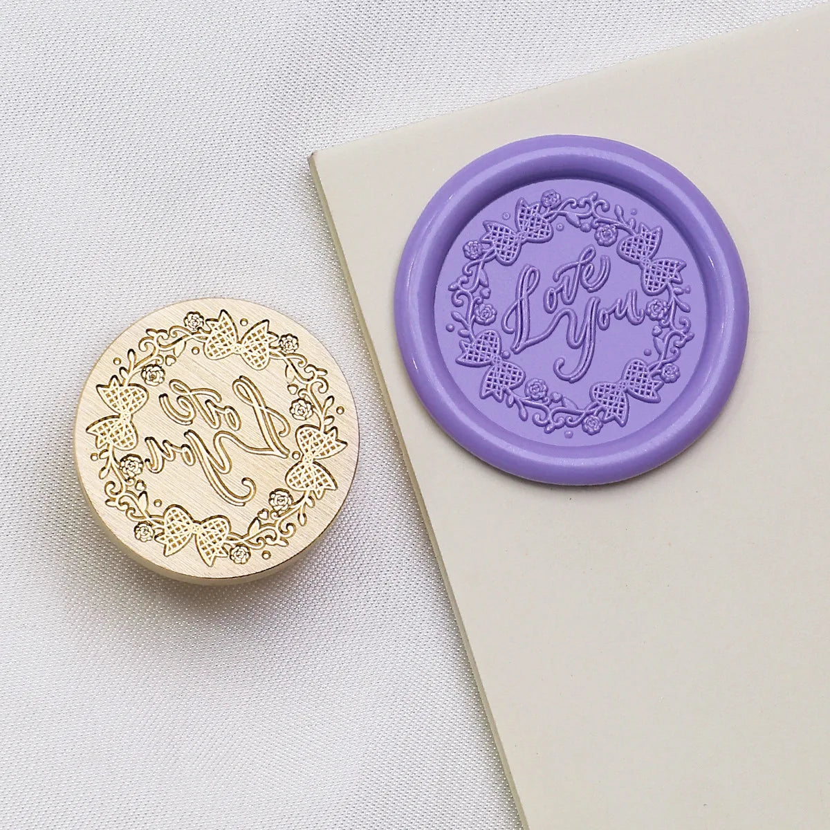 3D Embossed Wax Seal Stamp Bow/Confession/Valentine's Day Animal For A Copper Head Envelopes Wedding Invitations Scrapbooking