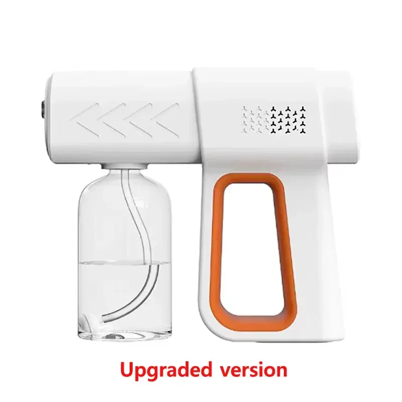 380ML Electric Nano Blue Light Steam Spray K6 Wireless Fogging Disinfection Sprayer Gun Type-C Atomization Sanitizer Machine