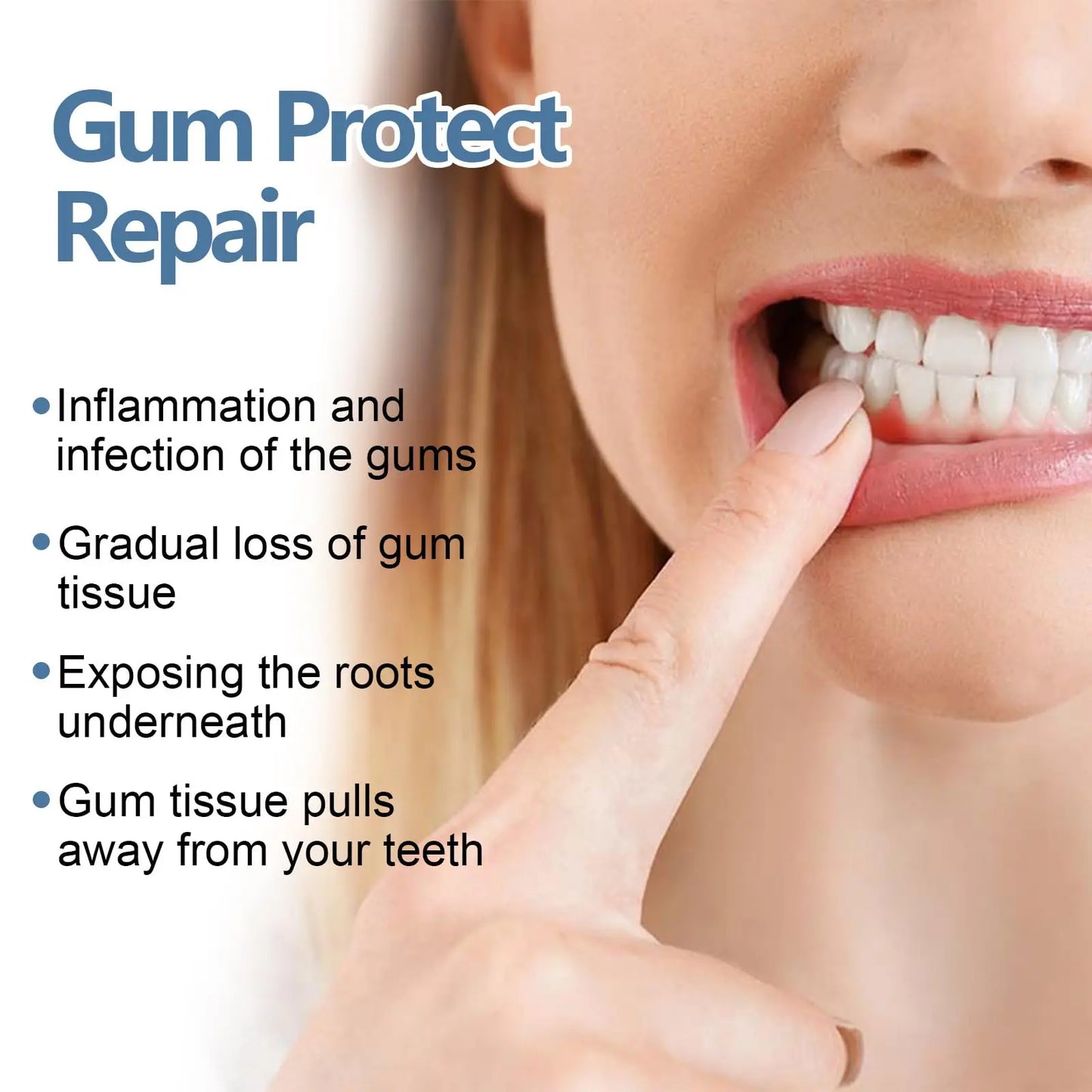 Gums Repair Gel Effectively Relieve Tooth Allergy Dental Caries Tooth Cleaning Toothpaste Relieve Tooth Damage Serum