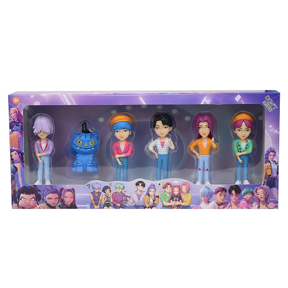 2026NEW Kpop Devil Hunter Rumi Zoe Mira anime colección de personajes de cloruro de polivinílico baratijas de escritorio regalo