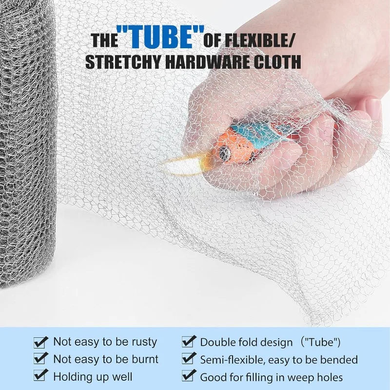 3/30M Anti-mouse Stainles Steel Mesh Repeller snail Squirrel Outdoor AnimalSignal Shielding Hole Fill Pest Protection Netting