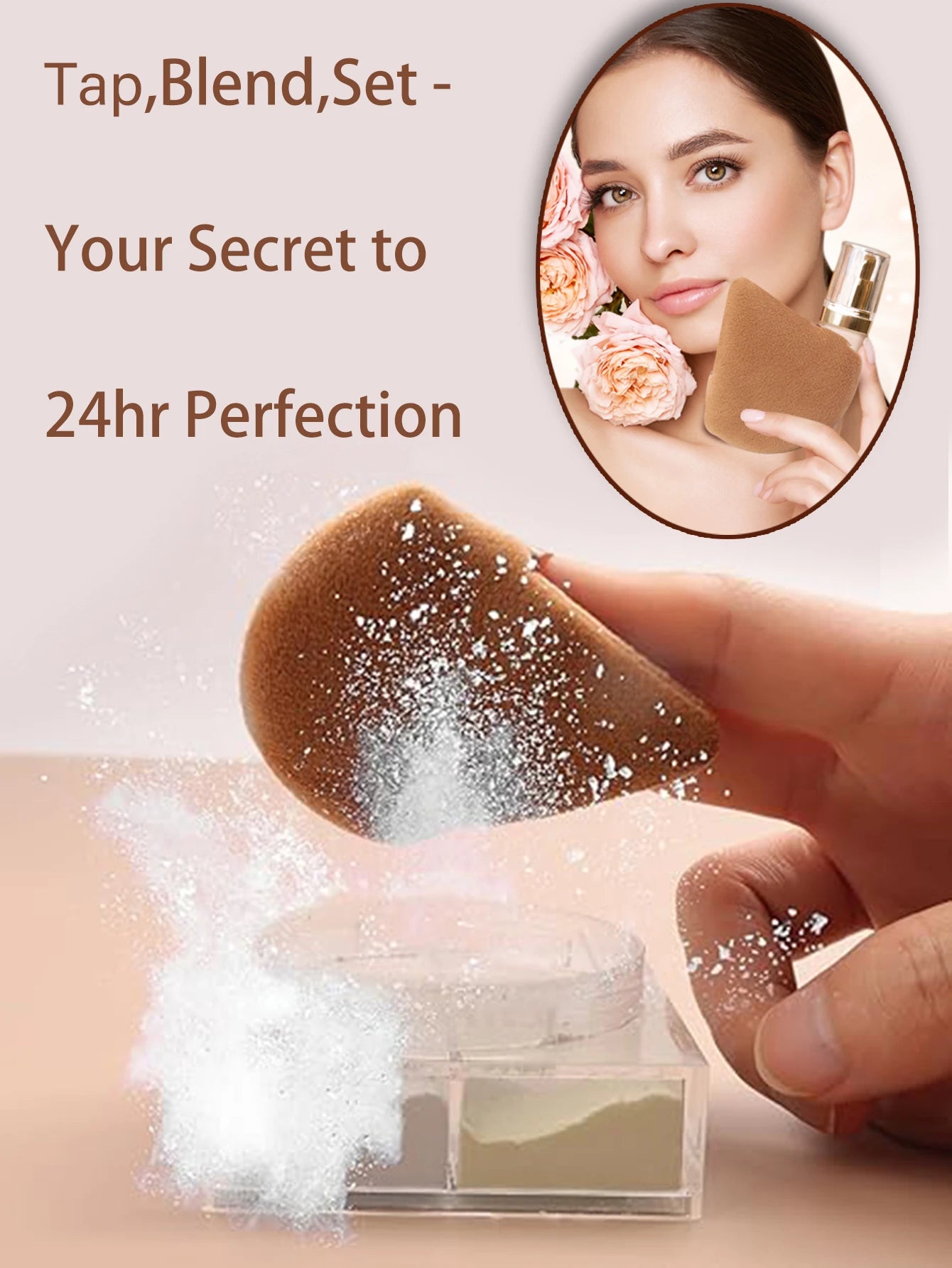 15/30/60 Mini Makeup Sponge Powder Puff Beauty Sponge for Makeup Concealer Liquid Foundation Face Cosmetic Puff Makeup Sponge