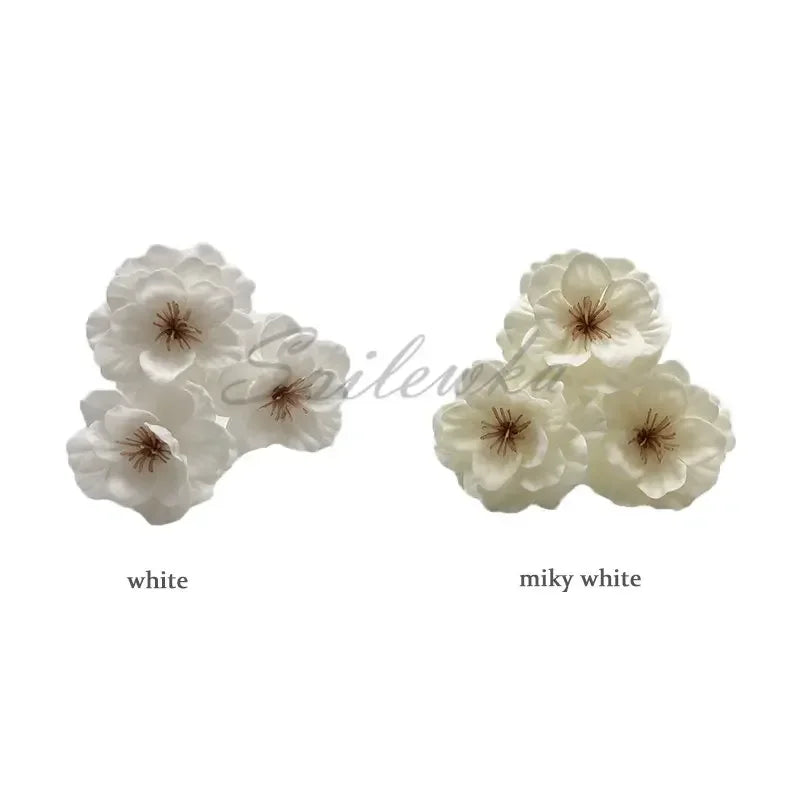 Romantic Cherry Blossom Artificial Flowers for Wedding DIY Decoration 25pcs/lot