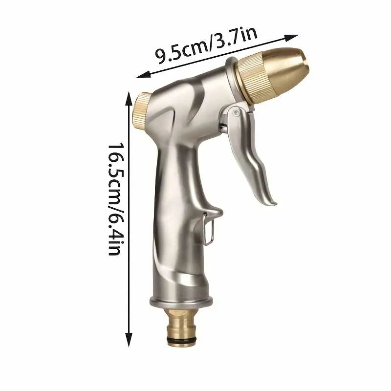 Portable High-Pressure Car Wash Water Gun Is Mainly Used As An Excellent Tool For Watering Outdoor Gardens, Flowers, Lawns