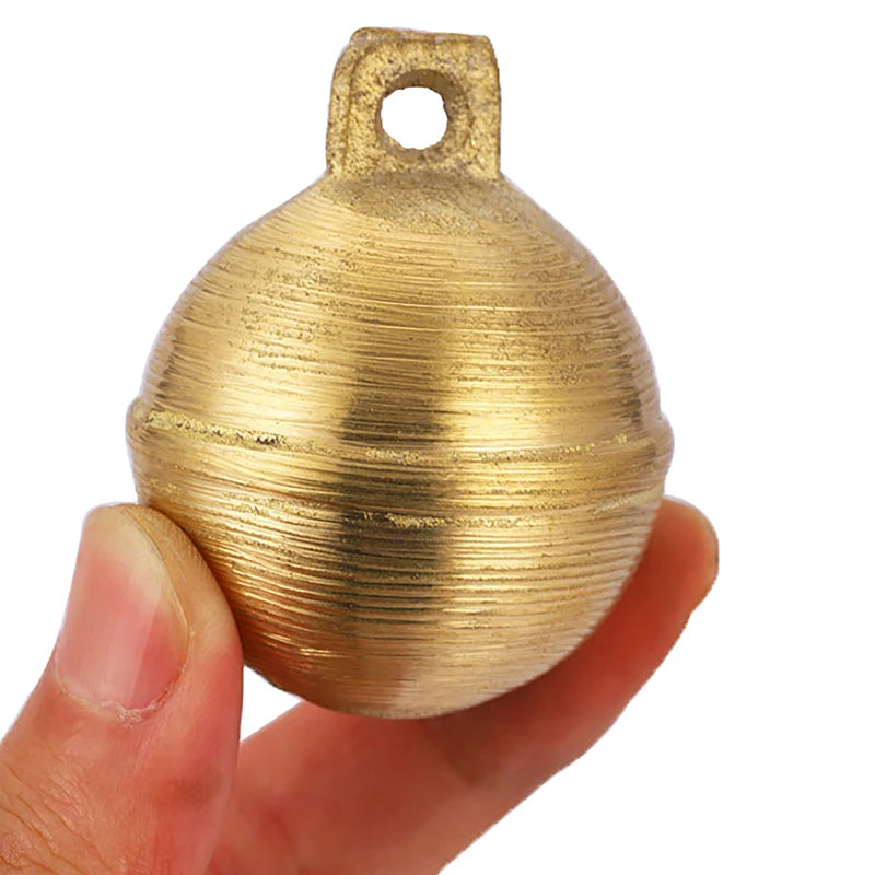 Loud Copper Bell for Livestock Animal Husbandry Cow Sheep Horse Grazing Bells Brass Sound Warning Bell for Farm Animals