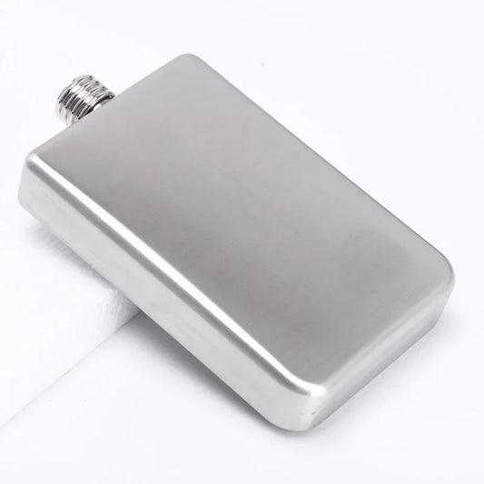 9 oz Portable Wine Hip Flask Stainless Steel Wine Pot Camping Square Flagons Whisky Bottle