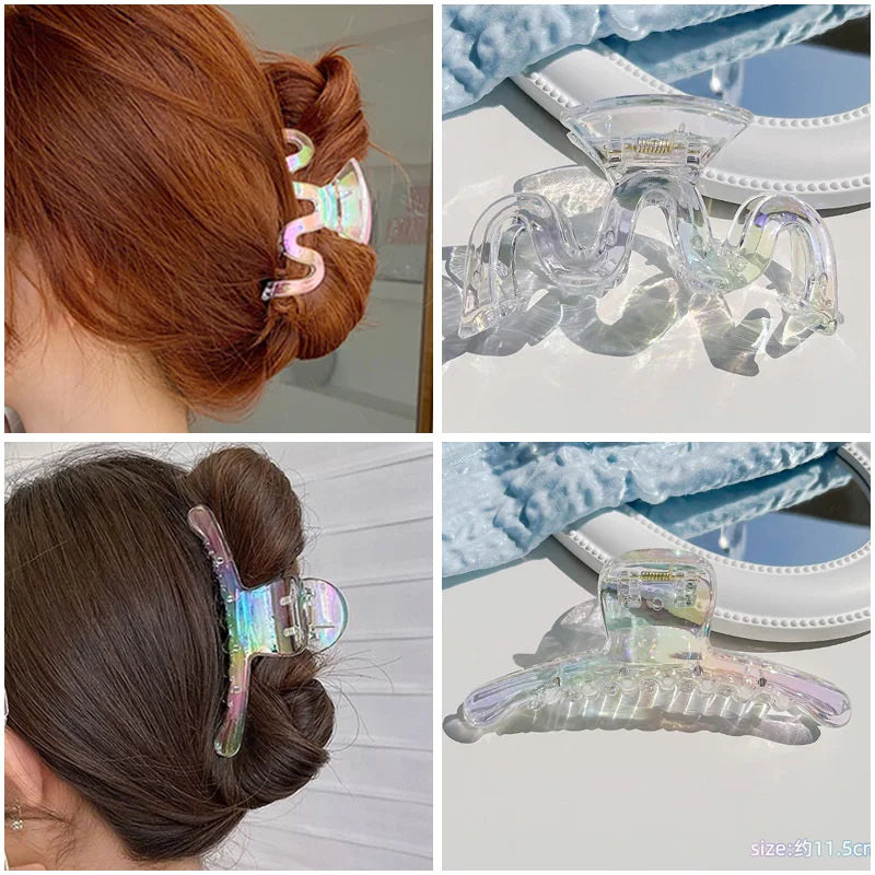 2023 Elegant Hair Claws Clip Vintage Irregular Hair Clips Barrettes Hairpins For Women Hair Accessories Set Hair Clamps Headwear