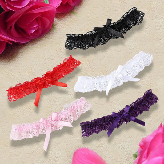 Fashion Bow Lace Wedding Garter Toss Garter Wedding Garter Belt Bridal Lingerie White Garter Wedding Accessories NEW