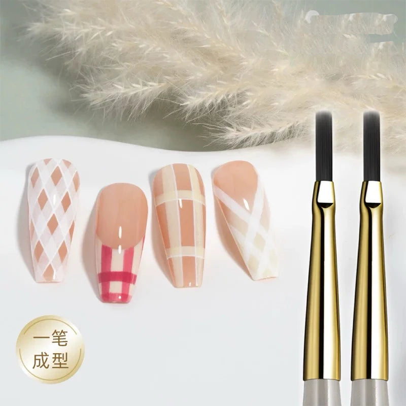 Nail Art Painting Brush Acrylic Lines Pen Stripes Grid Flower Butterfly Drawing Watercolor Brushes UV Gel DIY Design Manicure
