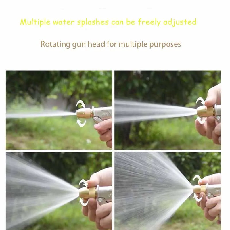 Portable High-Pressure Car Wash Water Gun Is Mainly Used As An Excellent Tool For Watering Outdoor Gardens, Flowers, Lawns