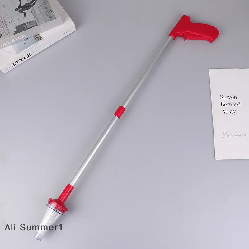 【E】Folding Spider Catcher Long Handle Cockroach Grabber Spider Trap Tool Pick Up Tool Family Trap Tool For Home Outdoor