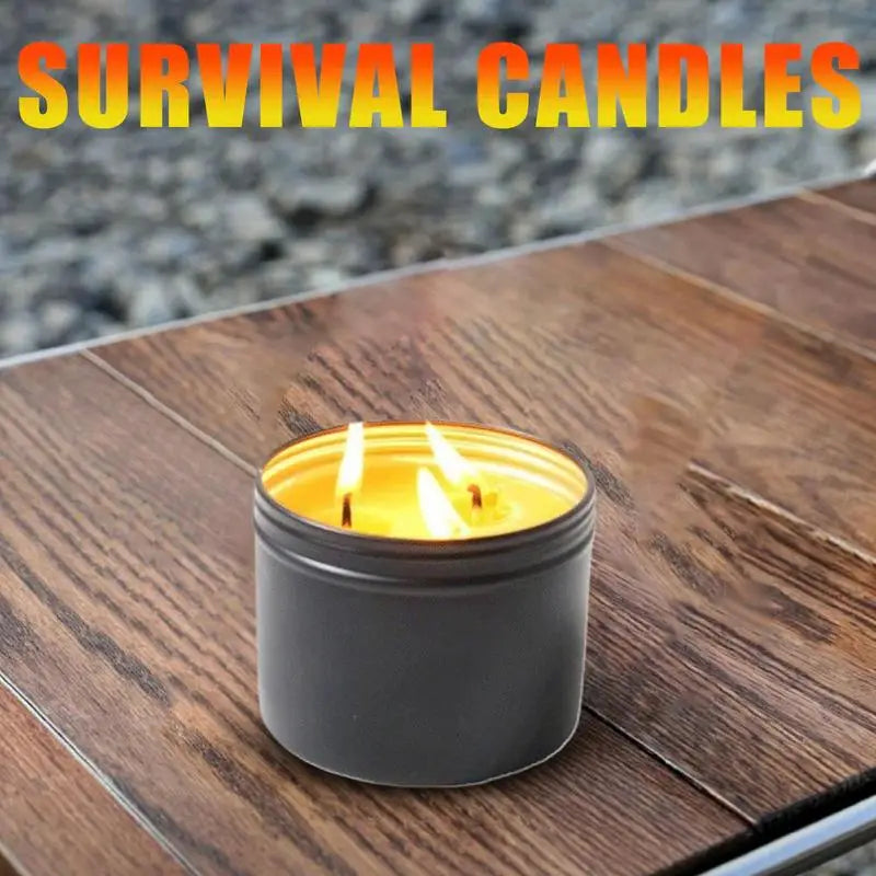Emergency Candles for Household Disaster emergency lighting long burning survival candle Waterproof Windproof Candle for camping
