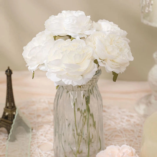 3/5Pcs Peony Artificial Flowers Bouquet Fake Flowers for Home Room Decor Wedding Decoration DIY Craft Garland Gifts Accessories