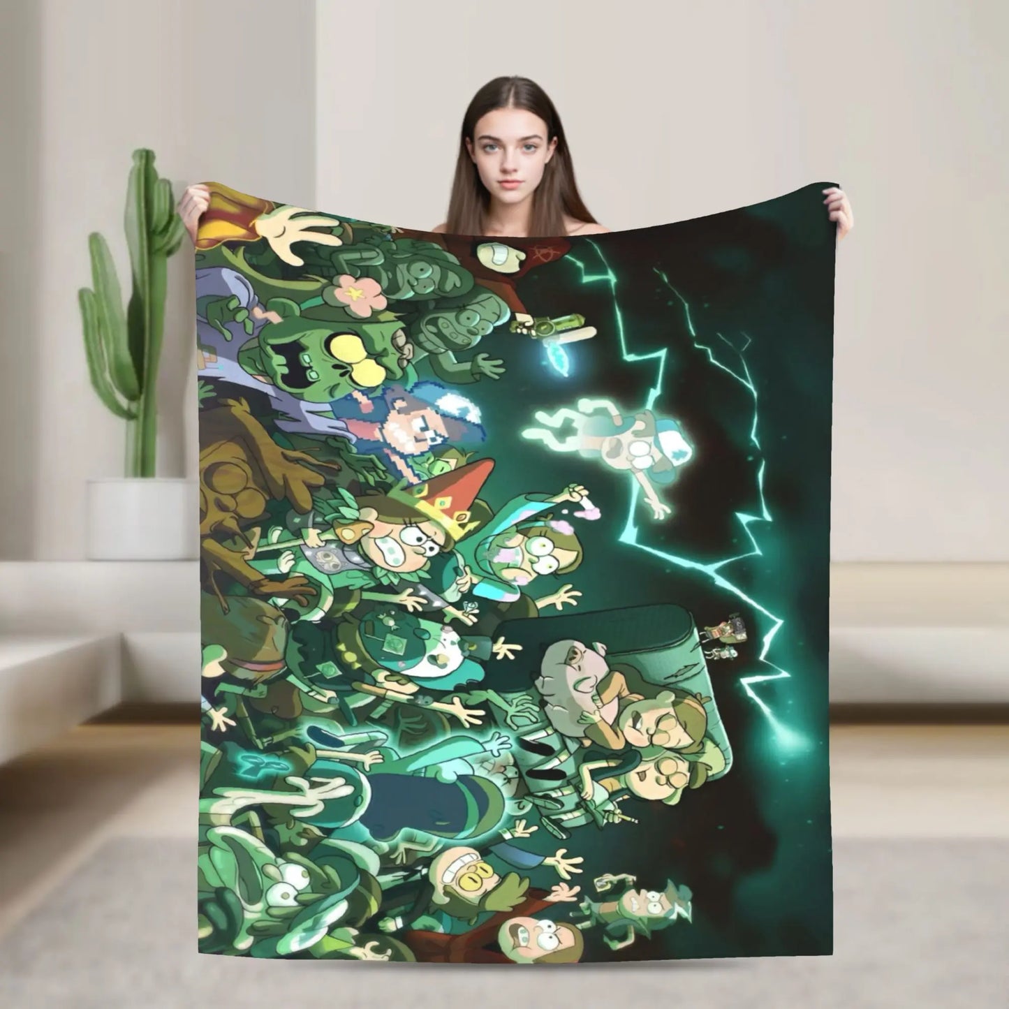 Stranger Gravity Falls Blanket  Plush Funny Warm Throw Blankets for Home Restaurant Autumn/Winter