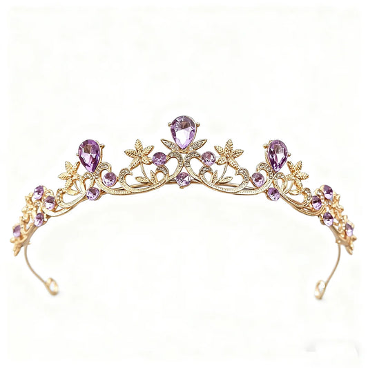 1 Piece of Modern Minimalist Baroque Bridal Tiara with Artificial Hair Accessories, Suitable for Wedding Dresses