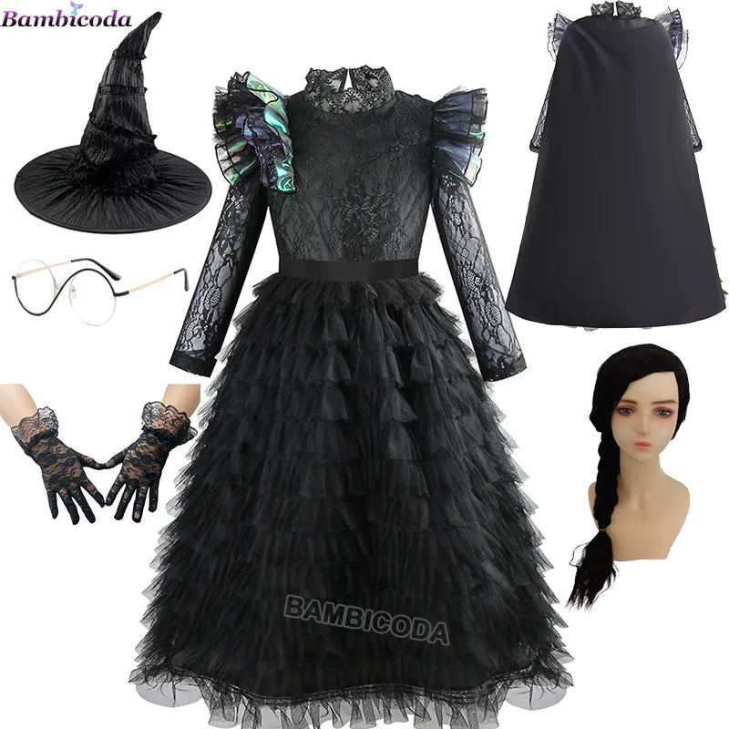 The--Wicked Glinda Elphaba Cosplay Costume Glinda Pink Princess Dress Costume For Girl Party Cosplay Movie Party Witch Clothing