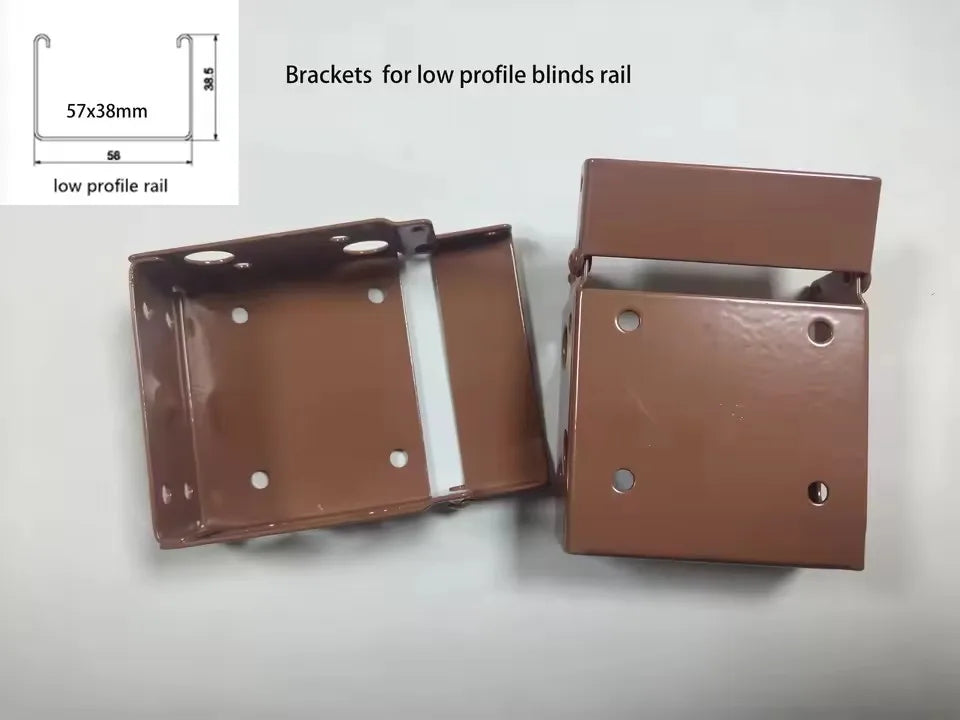 Brackets For 2" Wooden Venetian Blinds Square Type Timber Blinds Components