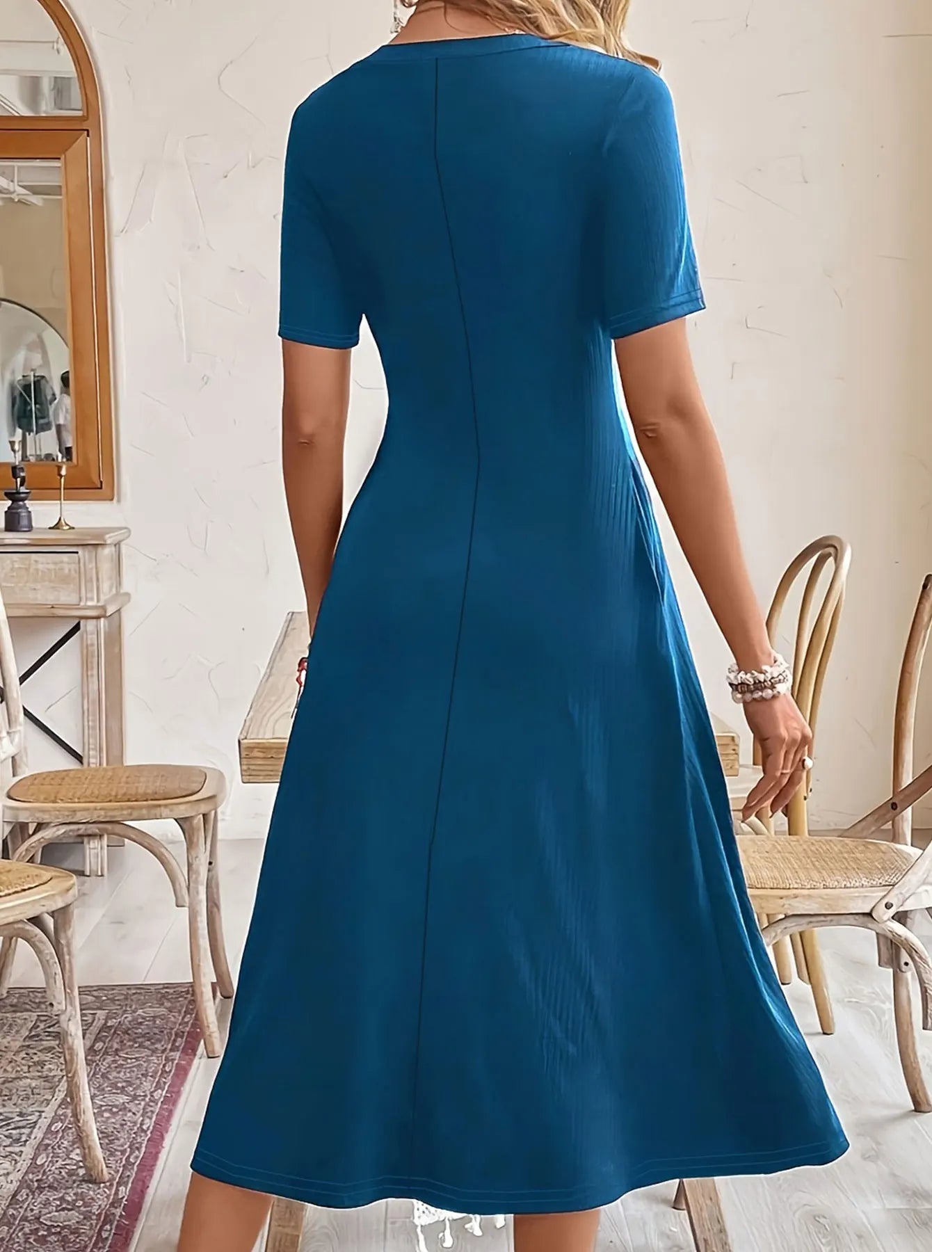 Women's Oversized Woven Dress Casual Bohemian Maxi Summer A-Line Long  Full Length Clothing