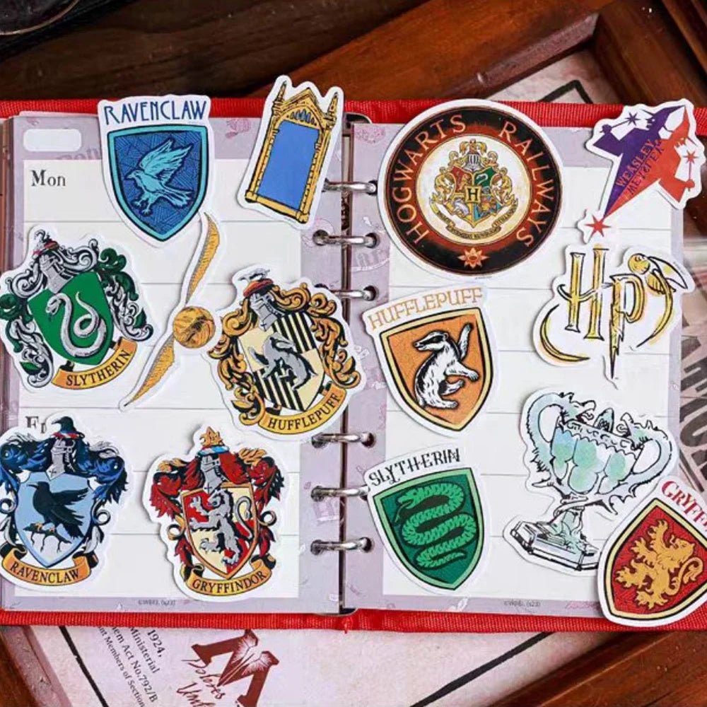 Genuine Harry Potter Series Sticker Hogwarts Film & Tv Merchandise Character Stickers For Phones Water Mug Planners Decor Decals