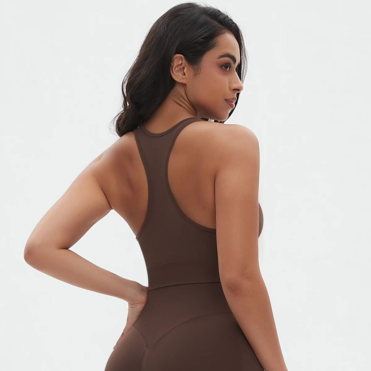 Women Sports Bra High Support Impact Ruched Fitness Underwear Gym Yoga Top Workout Clothes Push-up Corset Padded Activewear